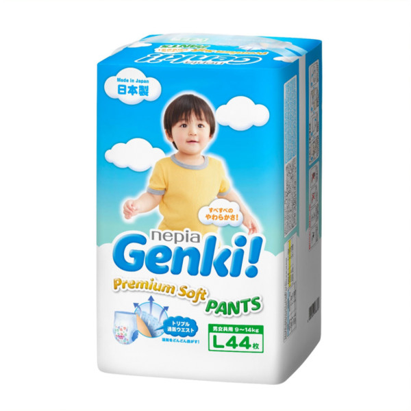 Windeln Genki Premium Soft L44 9-14kg