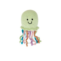 Baby gehäkelte Rassel Qualle Baby gehäkelte Rassel Qualle