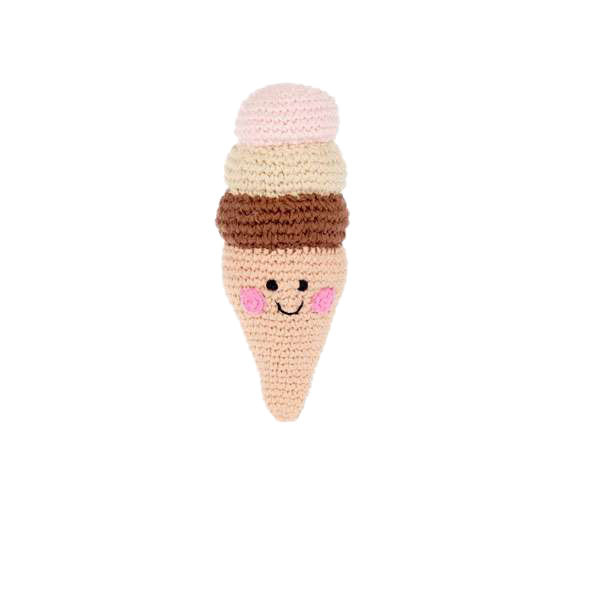 Rassel Eis / gehäkelt