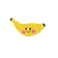 Rassel Banane / gehäkelt Rassel Banane / gehäkelt