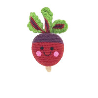 Rassel Rote Bete / gehäkelt Rassel Rote Bete / gehäkelt