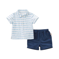Poloshirt und Shorts Set - Sterne & Streifen Poloshirt und Shorts Set - Sterne & Streifen