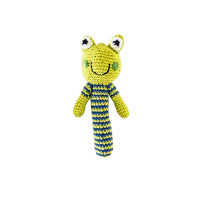Rassel Frosch / gehäkelt Rassel Frosch / gehäkelt