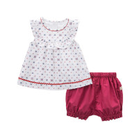 Sommer-Set mit Blümchenprint – Top & Bloomer Sommer-Set mit Blümchenprint – Top & Bloomer