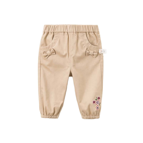 Stoffhose mit Stickerei