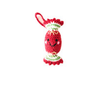 Rassel Deko Knallbonbon / gehäkelt Rassel Deko Knallbonbon / gehäkelt