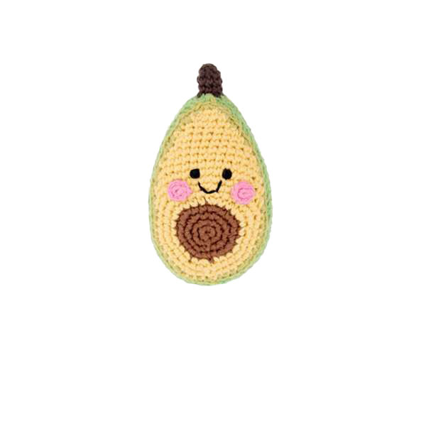 Rassel Avocado / gehäkelt