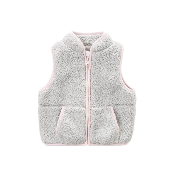 Flauschige Baby Weste