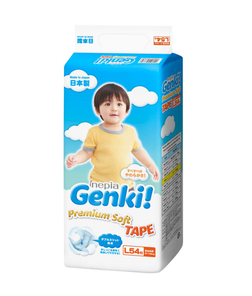 Windeln Genki Premium Soft L54 9-14kg