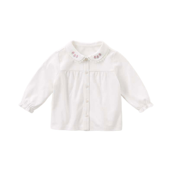 Bluse mit elastischen Rüschen Manschetten