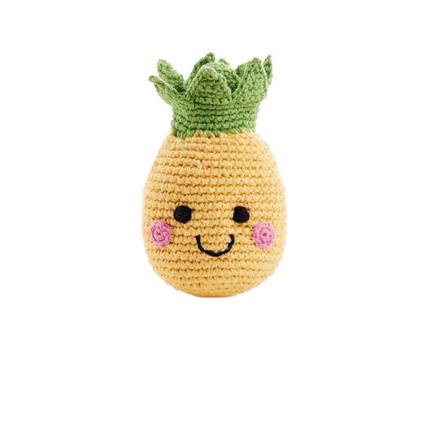 Rassel Ananas / gehäkelt