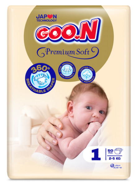 GOO.N Premium Soft Tape NewBorn 2-5kg